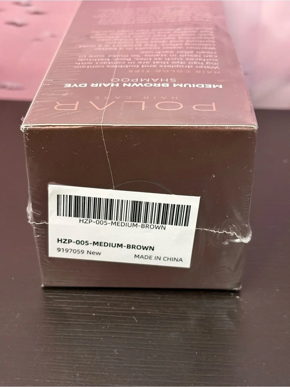 Polar Hair Care shampoo medium brown hair dye 200 ml/ 6.76 oz. New.